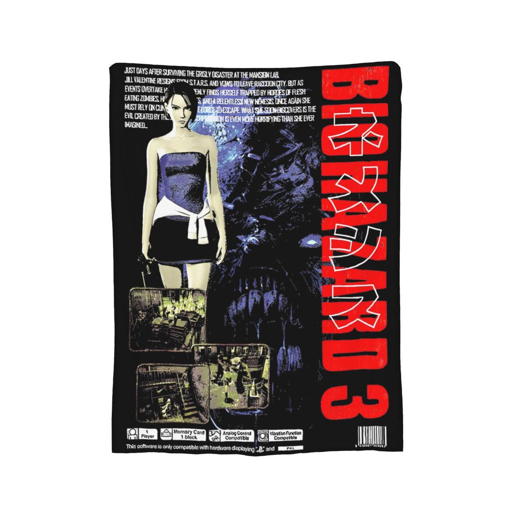 Residents Evils NEMESIS v1 Blanket Cover Fleece Throw Blanket Summer Air Conditioning Decoration Soft Warm Bedspreads,