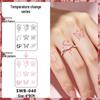 Temperature-Sensitive Succubus Finger Color-Changing Waterproof Tattoo Sticker - Cute Cartoon Design
