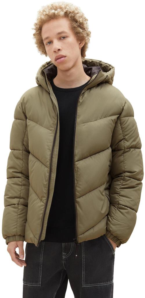 Зимняя куртка Tom Tailor Denim Pufferjacke (1038858) Mit Recyceltem Polyester (1038858) пыльный оливково-зеленый
