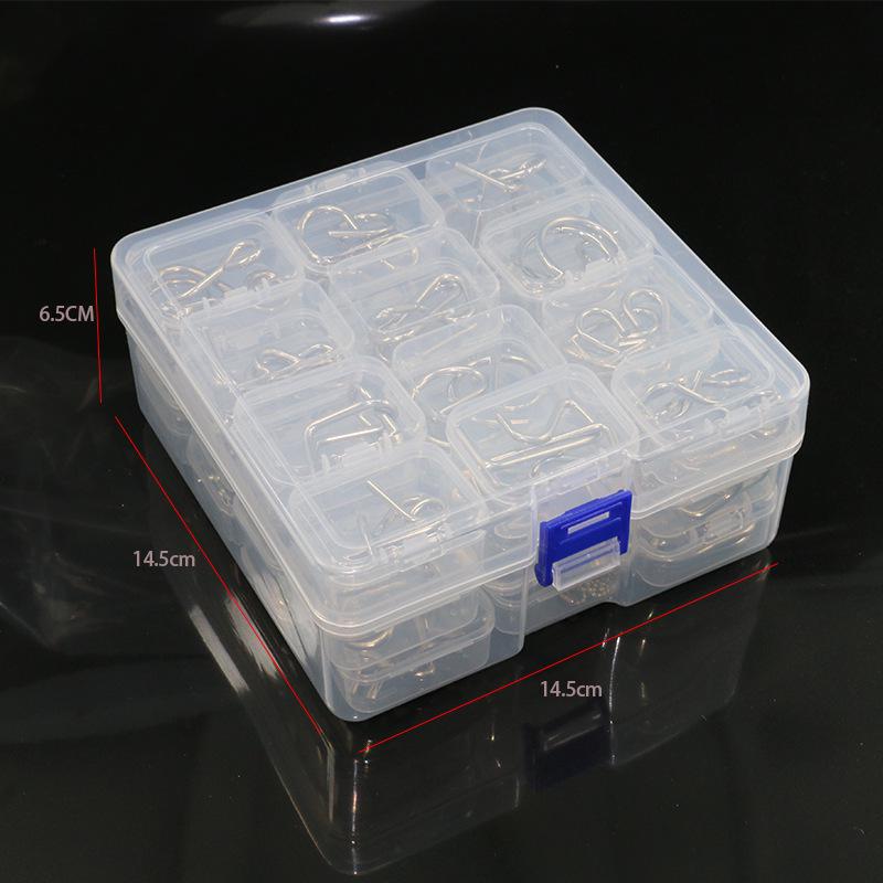 IQ Toys 8-teiliges Puzzle-Set - TikTok Trend Interlocking Rings