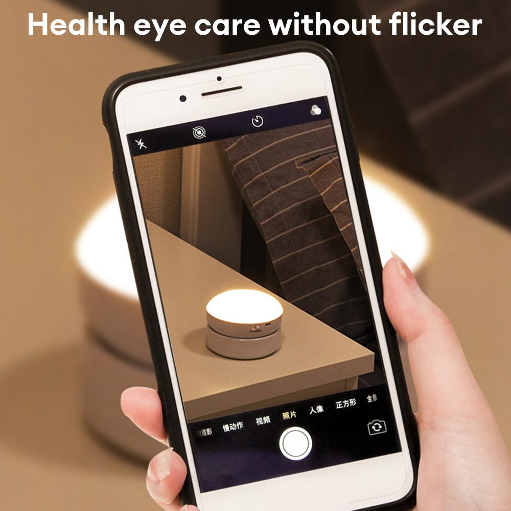 360 Grad drehbarer PIR-Bewegungssensor LED-Nachtlicht-Wandlampen Wiederaufladbare Unterschrankleuchte Drahtlose Schrank-Nachtlampe