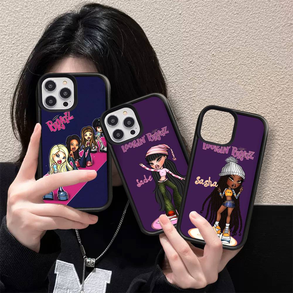 B-Bratzs For iPhone 17 16 15 14 13 12 11 Mini Pro Max Plus PC+TPU Back Phone Cover