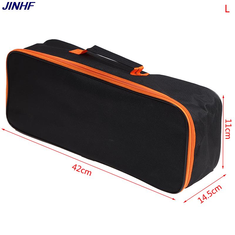 Black Car Wear Resistant Zipper Closure Practical Storage Case With Handle Durable Portable Pouch Vacuum Cleaner Tool Bag