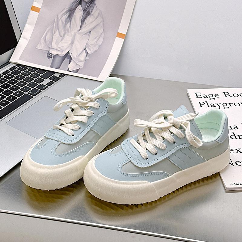 

5 Women s summer waterproof and breathable low-top flat-soled white shoes, board shoes, soft soles, fashionable and versatile 35