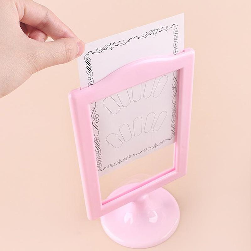 Nail Art Double-Sided Display Stand Nail Art Artwork Display Frame Nail Display Board False Nail Display Rack Gel Polish Holder