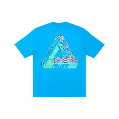 Palace FW21 Ultimo Sorozat Háromszemű Póló Uniszex Póló Kék P21TS242