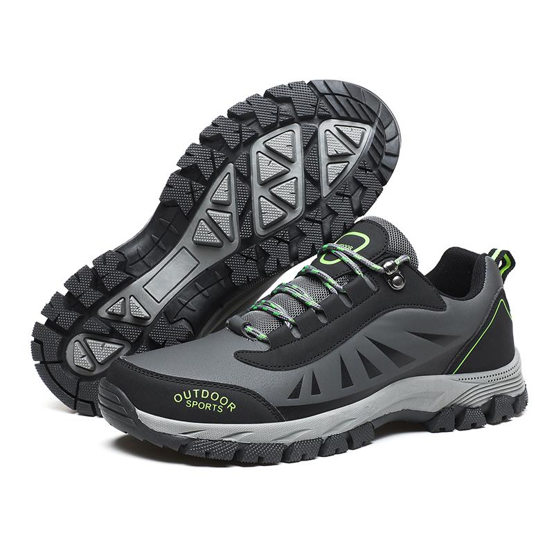 Autumn Winter Warm Plush Men Shoes Outdoor Snow Boots Men Work Casual Hiking Shoes Non-Slip Low Ankle Boots Size 39-45