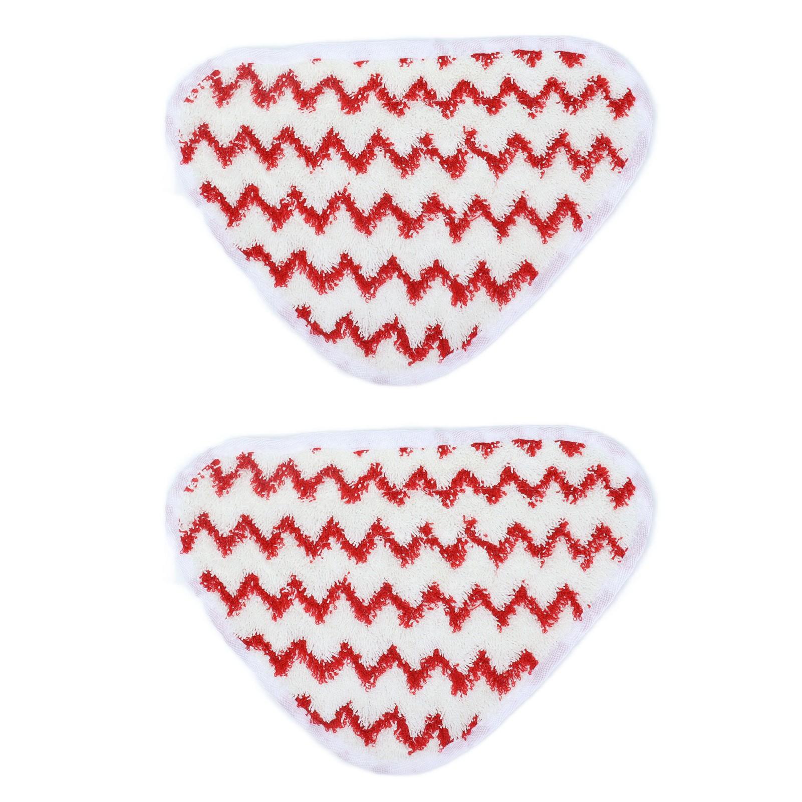 Konnwei 2Pcs Microfiber Mop Cleaning Pad Mopping Cloth Replacement Parts Fit For Vileda Steam Mops
