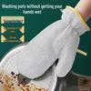 Steel Wire Dishwashing Gloves: Waterproof, Anti-Scald, Wear-Resistant, Hand-Safe Cleaning Gloves for Kitchen & Household Use