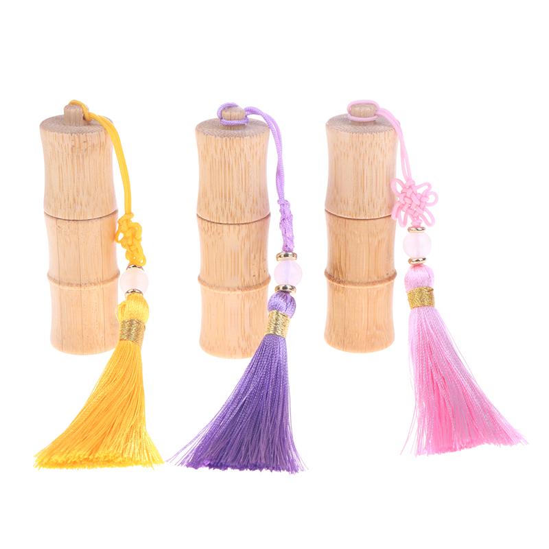 Milieuvriendelijke Bamboe Roll-on Fles Met Kwastjes Lege Tube Stalen Rollerbal Hervulbare Fles Doe-het-zelf Parfum Lipgloss Container