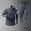 Set Maglia e Pantaloncini da Ciclismo Uomo Traspirante Asciugatura Rapida Vestibilità Larga Abbigliamento Mountain Bike Abbigliamento Sportivo