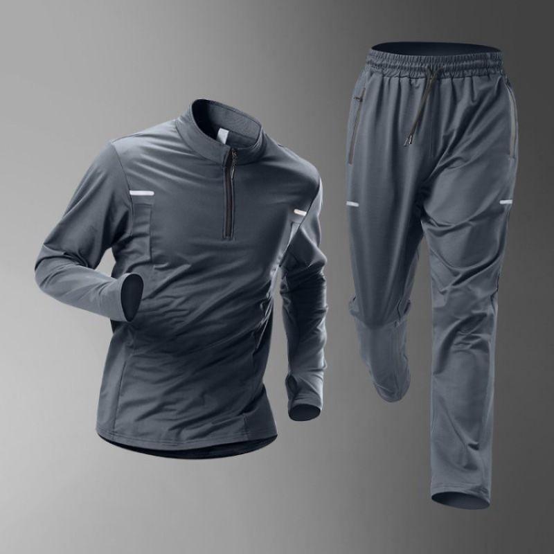 Set Maglia e Pantaloncini da Ciclismo Uomo Traspirante Asciugatura Rapida Vestibilità Larga Abbigliamento Mountain Bike Abbigliamento Sportivo