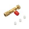 Air-conditioning Fluoride Safety Valve Adapter Anti-Air Leakage Brass