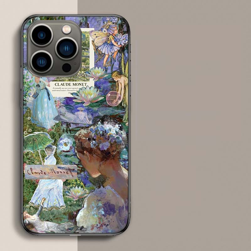 

Claude Monet Art Phone Case For Iphone 17 Air 15 Pro 14 Plus 16 Pro Max 17E 16E 12 13 Mini 11 Cover Cute Fundas iPhone 13 Pro