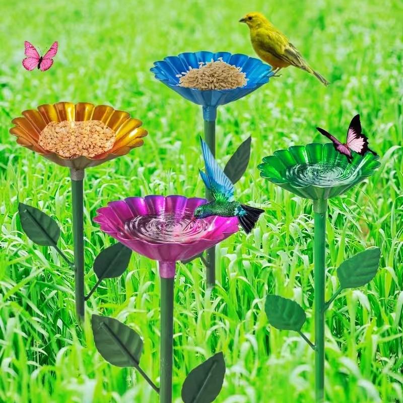 

Кормушка для пчел на открытом воздухе, креативная металлическая бабочка 24.8*3.5in