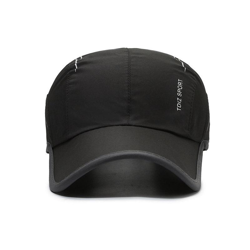 Tdiz Embroidery Letters Sport Baseball Caps Men Summer Outdoor Shade Breathable