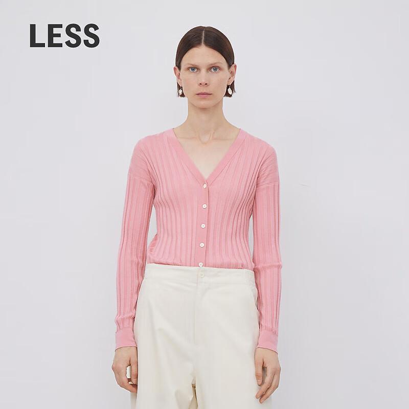 LESS Fall 2023 V-Neck Slim-Fit Knit Sweater