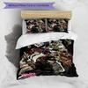 3pcs JoJo's Bizarre Adventure1 pattern bedding set duvet cover set includes duvet cover &pillowcases, perfect all season bedroom decoration & gift