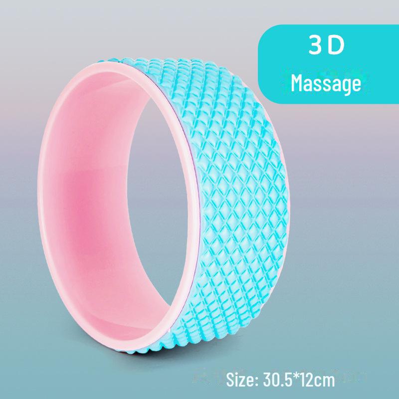 

Колесо для йоги для начинающих: Тренажер для раскрытия плеч, роликовый тренажер для прогиба спины, тренажер для похудения ног и талии, оборудование для фитнеса и пилатеса.