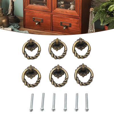 Dresser Cabinet Knob Drop Handle Knob Retro With Screw
