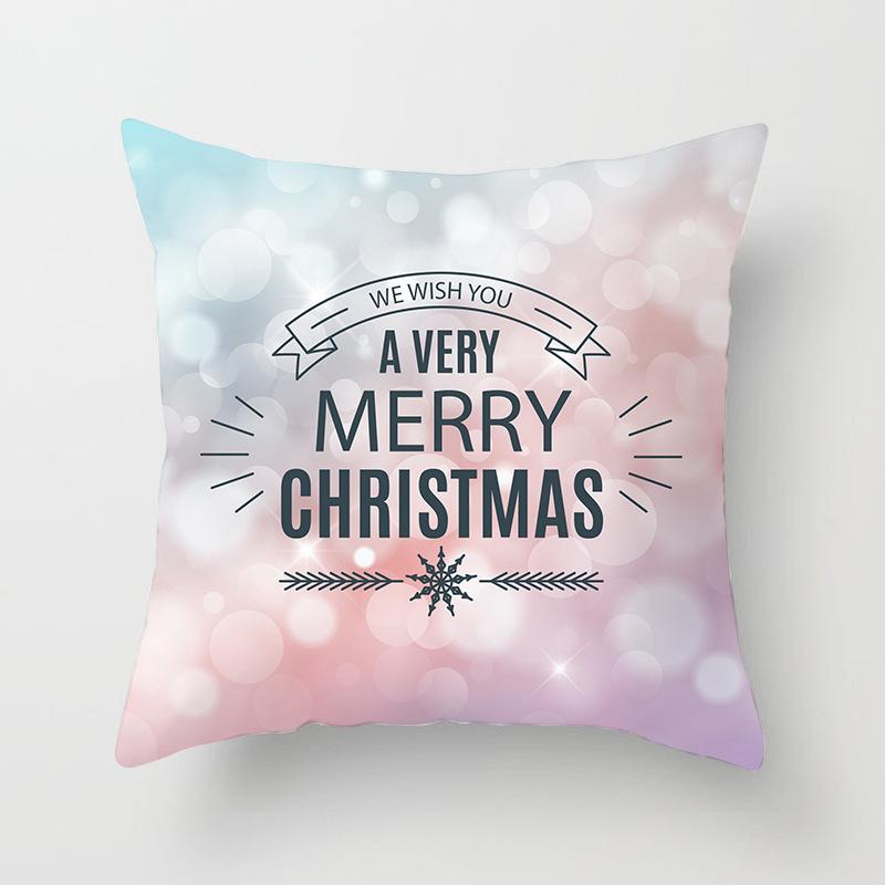 Home Furnishings Christmas Simple Sofa Pillow Cases