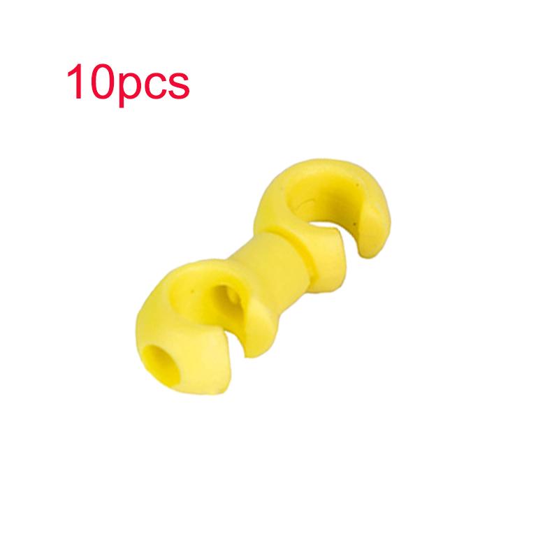 20pcs Bicycle MTB Brake Gear Cable S Style Clips Buckle Hose Guide Bike Cross Line Clip Ring Clasp Cycling Accessories