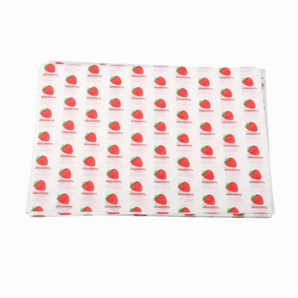50pcs Non-Stick Baking Paper Oil-Proof Fryer Paper Disposable Sandwich Wrapping Paper  Pizza