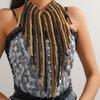 Statement-Schmuck Perlenkette und Ohrringe Set Lange Quasten Stile Hochzeits Schmuck Holzperlen Struktur für Damen Mädchen