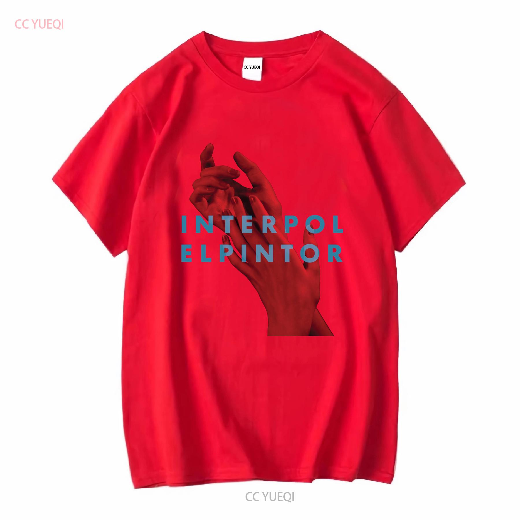 El Pintor Interpol Everything Is Wrong Paul Bank Daniel Kessler T Shirt vintage Washed graphic streetwear Slightly Unisex S