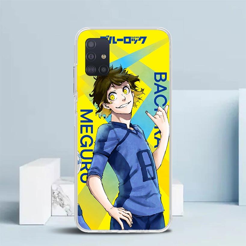 

Hot Anime Blue Lock Phone Case For Samsung Galaxy A52 A32 A22 A12 A51 A50S A30S A10S Note 20 Ultra 10 S10 Plus A31 A20 A71 A72 G Samsung A02S