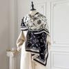 Elegant Jacquard Design Scarf Imitation Cashmere Soft Warm Fringe Shawl Autumn Winter Coldproof Windproof Blanket Scarf