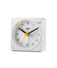 Table Clock Alarm Clock with Light BC02XW Classic Analog Alarm Clock Genuine Imported Product White Table Clock BRAUN/Brown