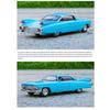 1/32 Cool Cadillac Big Rocket Alloy Model Car, High-quality Alloy Car Toys, Exquisite Decorations, Christmas Gifts