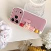 Handmade Animal Bead iPhone16/15Pro/17ProMax Case with Invisible Ring Holder & Anti-fall Protection