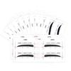 1 Set Eyebrow Stencil Sticker Disposable Brow Shaper Drawing Guide Tools DIY Women Beginner Eyebrow Shaping Template