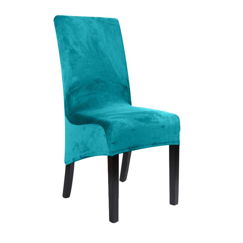 

Чехол на стул из бархатной ткани, эластичный, размер XL, чехлы на стулья с длинной спинкой, чехлы на сиденья со спинкой для свадебного стула для столовой и кухни 1pc