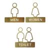 Toilet Sign Toilet Door Sign Retro Male Female Decorations Signage Bathroom Signage Plaque for Restaurants Washroom Mall Shop