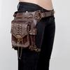 Steampunk Fanny Pack Motorcycle Women's Bag Gothic Belt Bag Men's and Women's Messenger Bag Travel Waist Bag