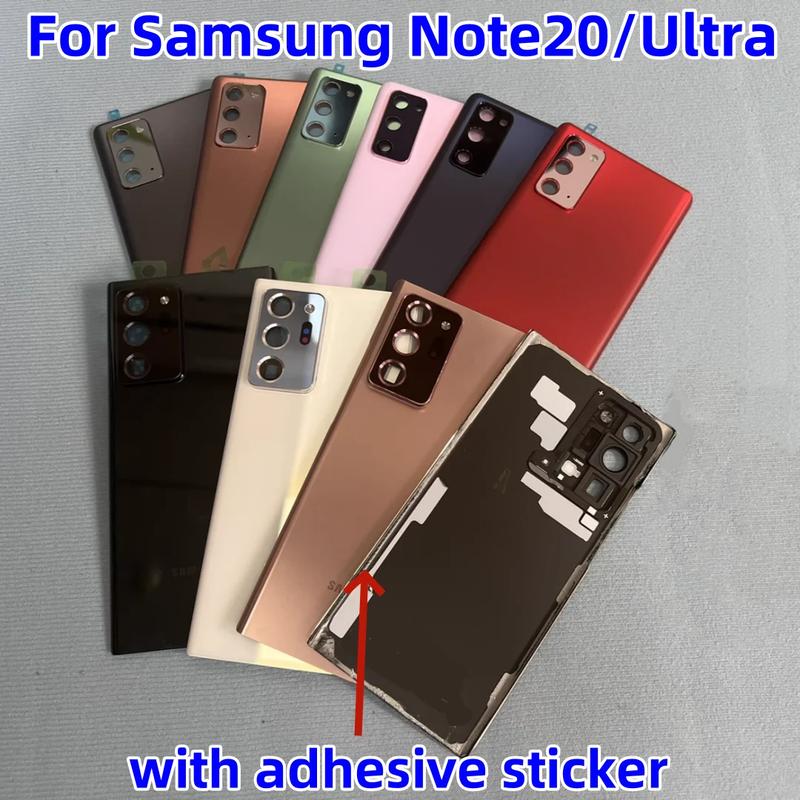 

Back Glass battery cover for Samsung Galaxy Note20 Note20Ultra SM-N9810 N9860 N986U1 Housing Back Cover Repair Parts Door Black for Note20