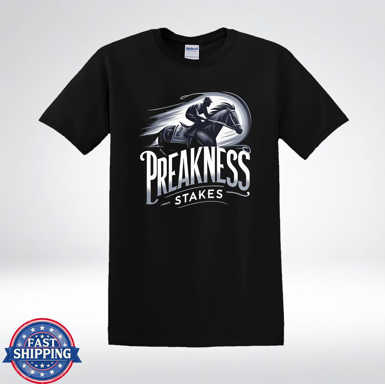 Preakness Stakes Horse Racing Vintage Graphic T-Shirt S