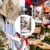 2D Dachshunds Advent Calendar Cat Pendant Ornament 24 Days Christmas Countdown Calendar Xmas Tree Hanging Pendant Christmas Gift