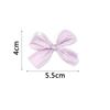 10pcs 4x5.5cm Pearlescent Satin Ribbon Bows Colorful Pleated Bowknots For DIY Wedding Party Clothing Headwear Gifts Decoration