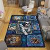 Cybernetic Canine Collage Pattern Rug Floor Mat for Living Room or Bedroom Soft and Comfortable Carpet a Gift for Birthday and Holiday.