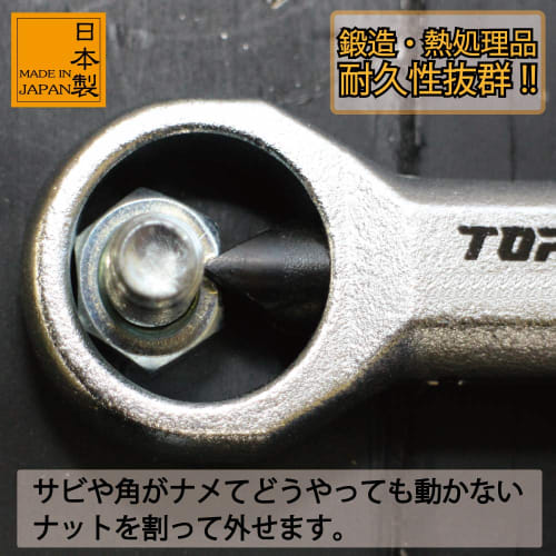 TOP Industrial Nut Breaker/Splitter, Fits 22-27mm Nuts, NB-4, for Removing Rusted, Corroded, and Stuck Nuts