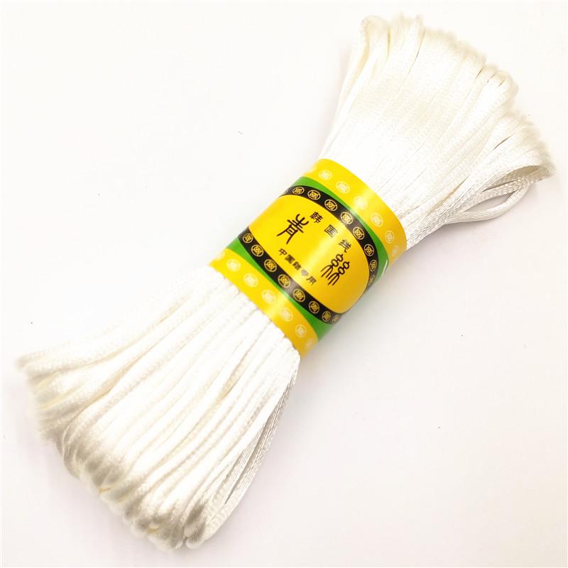 

LNRRABC 3 мм x 20 м 23 цвета бархатная веревка DIY фурнитура ювелирные изделия шнур нить кружево корейский провод белый