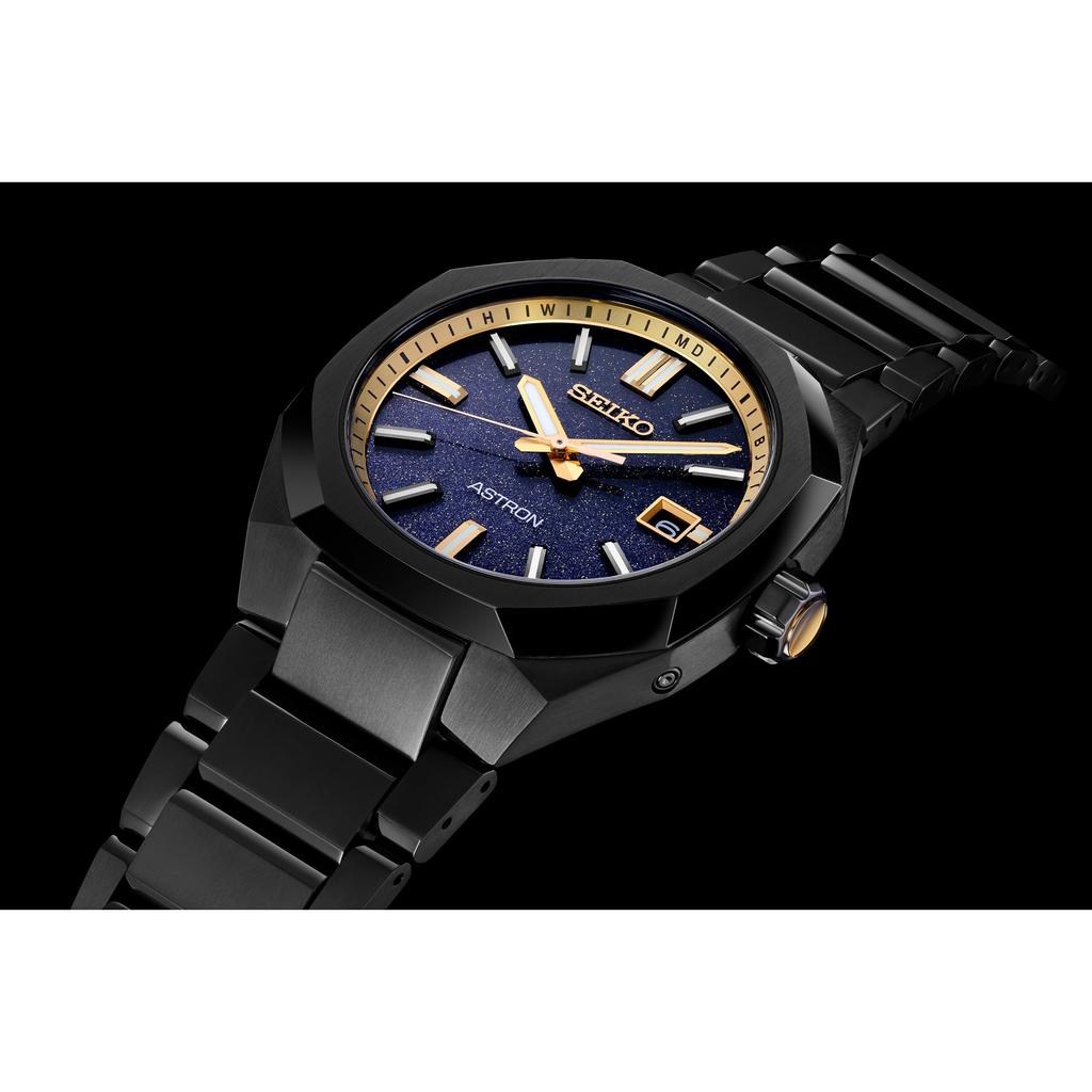 [Seiko Watch] Astron 2024 Limited Edition "Starry Sky" SBXY073 Men's Black Solar-Powered Watch