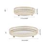 Nordic Luxury Metal Mirror Tray Round Plate Desktop Jewelry Storage for Coffee Table Dresser Bathroom Bedroom Home Decor