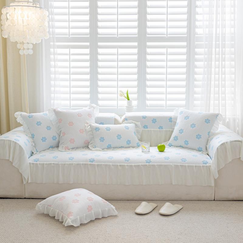 Sofa Cushion Summer Seat Cushion for Summer Non-Slip Cool Feeling Fresh Summer Sofa Cool Pad