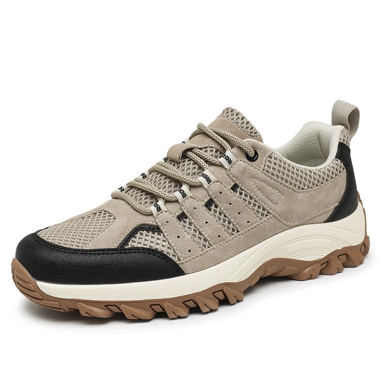 

Модная повседневная обувь для мужчин, удобные кроссовки для улицы, легкая и удобная мужская трекинговая обувь, дышащая сетчатая обувь для ходьбы, спортивная обувь 44 песочный