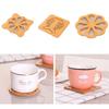 Wooden Material Cup Coasters Placemats Heat Resistant Drink Mat Table Decoration